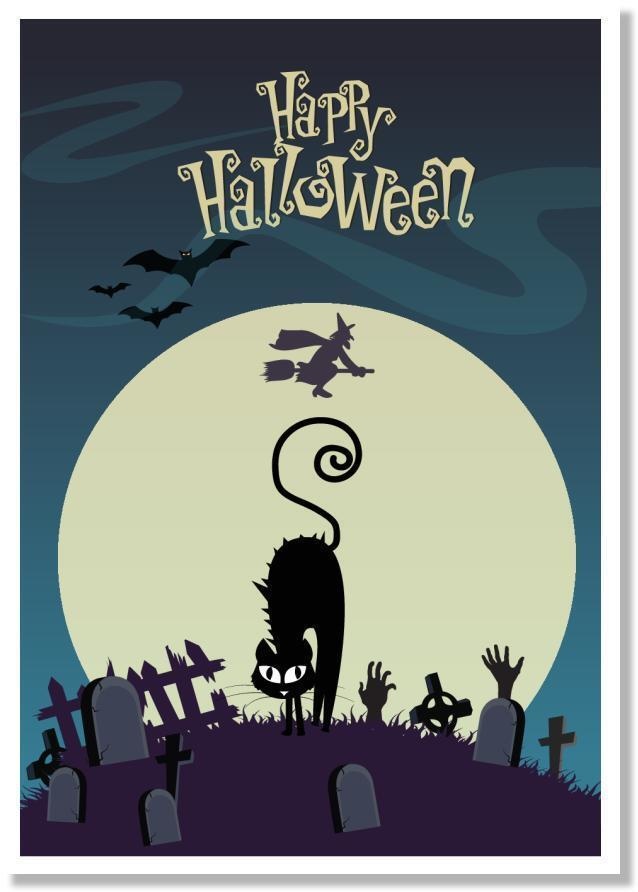 Halloween Postcards for Your Happy Holiday!
