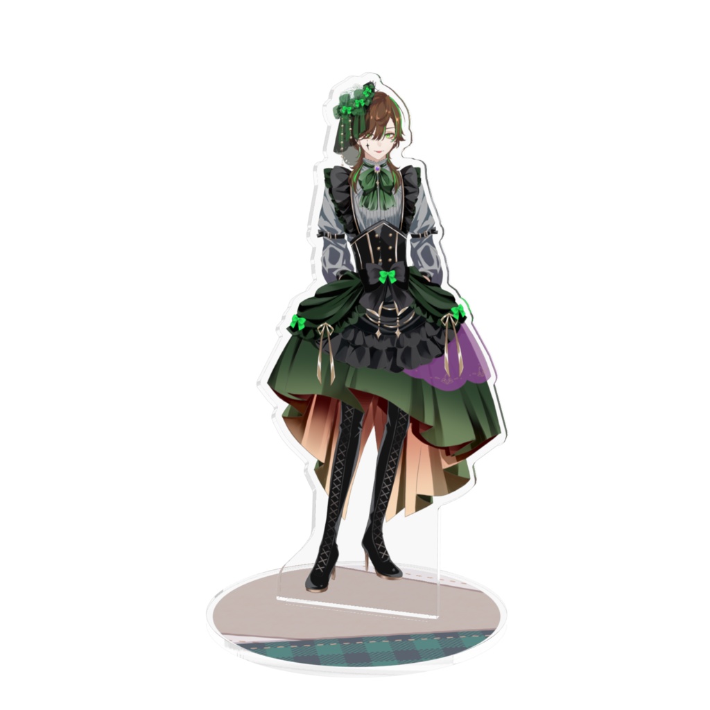 百々谷かるち アクリルスタンド 女装ゴス衣装Ver