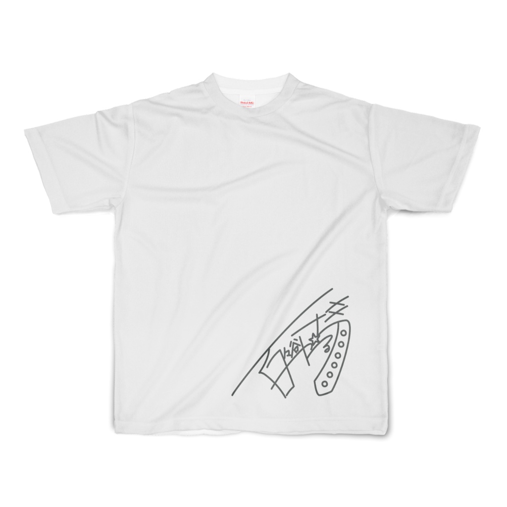 サイン入りT風 フルグラフィックTシャツ【百々谷かるち】
