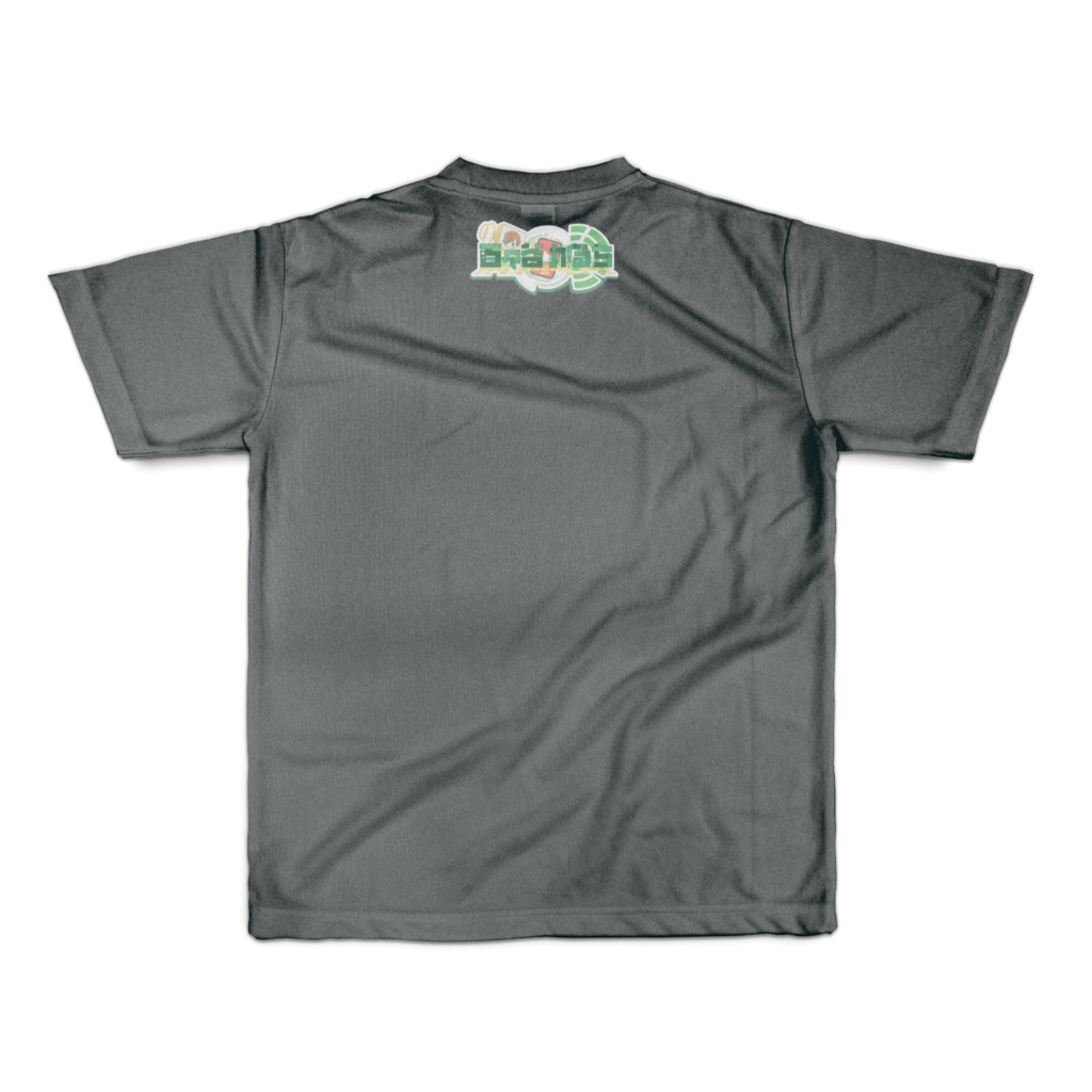 サイン入りT風 黒フルグラフィックTシャツ【百々谷かるち】