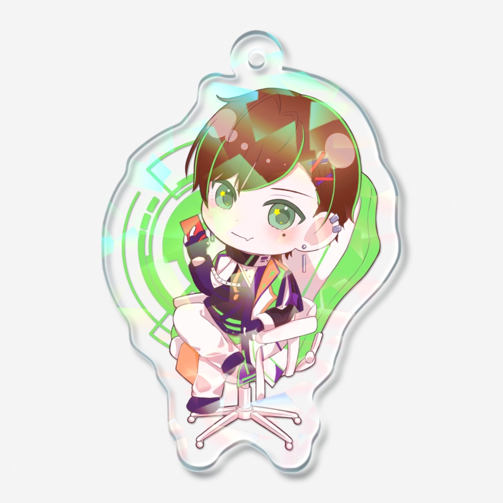 通常衣装SDホログラムアクリルキーホルダー【百々谷かるち】