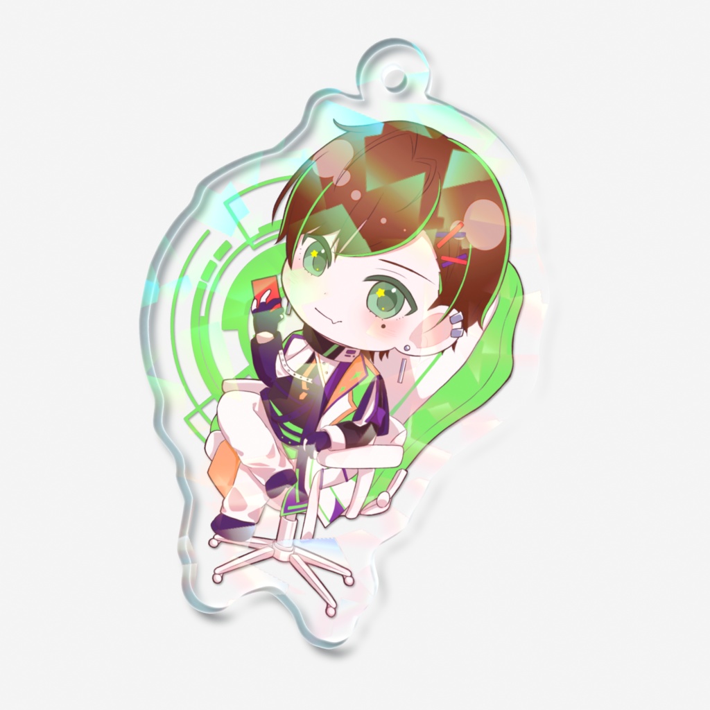 通常衣装SDホログラムアクリルキーホルダー【百々谷かるち】