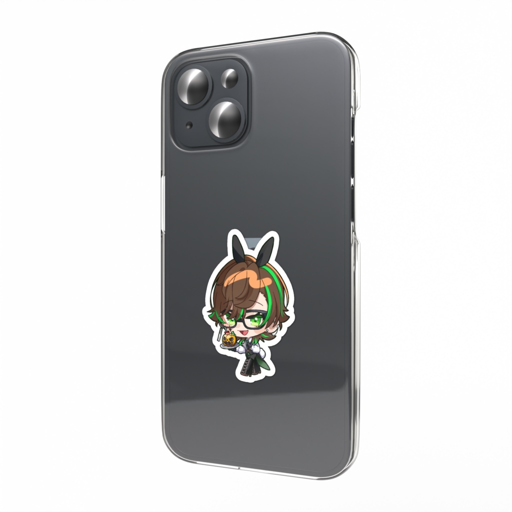 【ハロウィンSD】バニーボーイスマホステッカー【百々谷かるち】