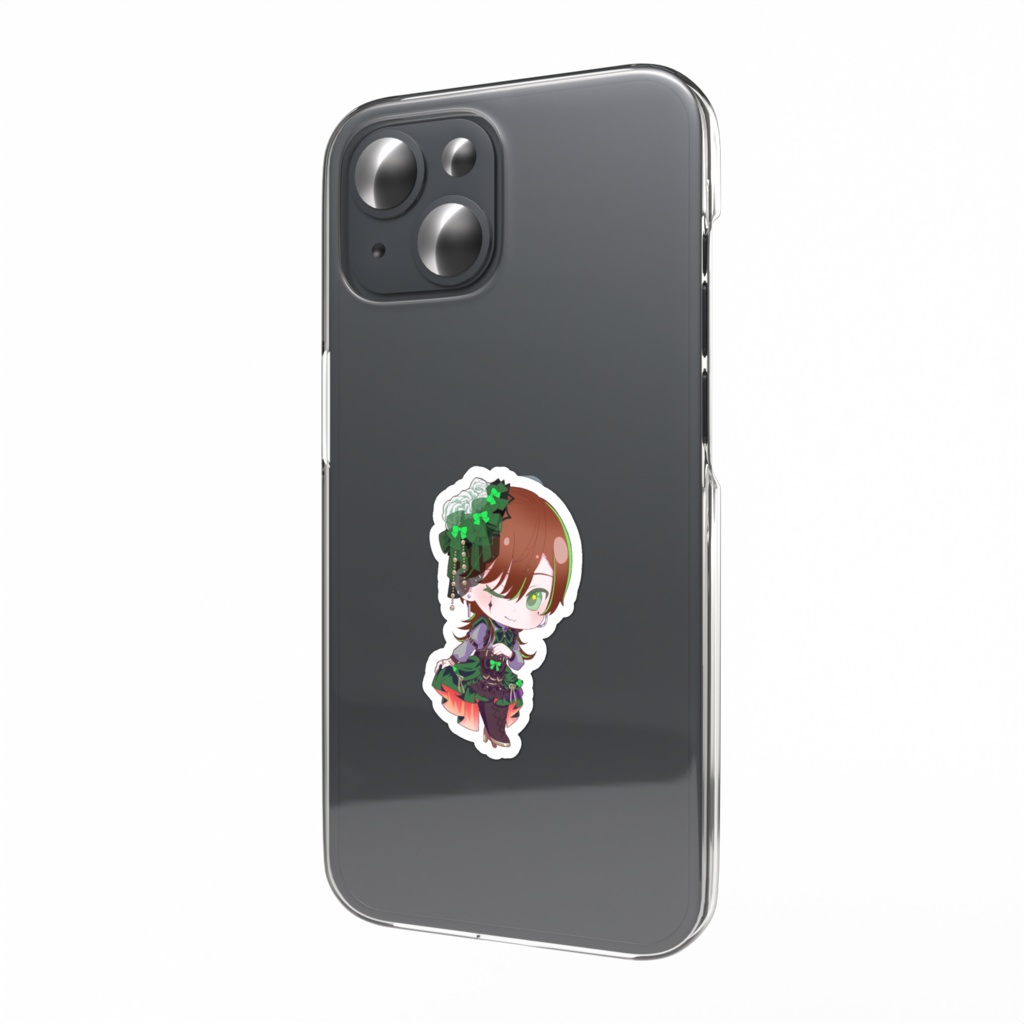 ゴシックドレス衣装SDスマホステッカー【百々谷かるち】