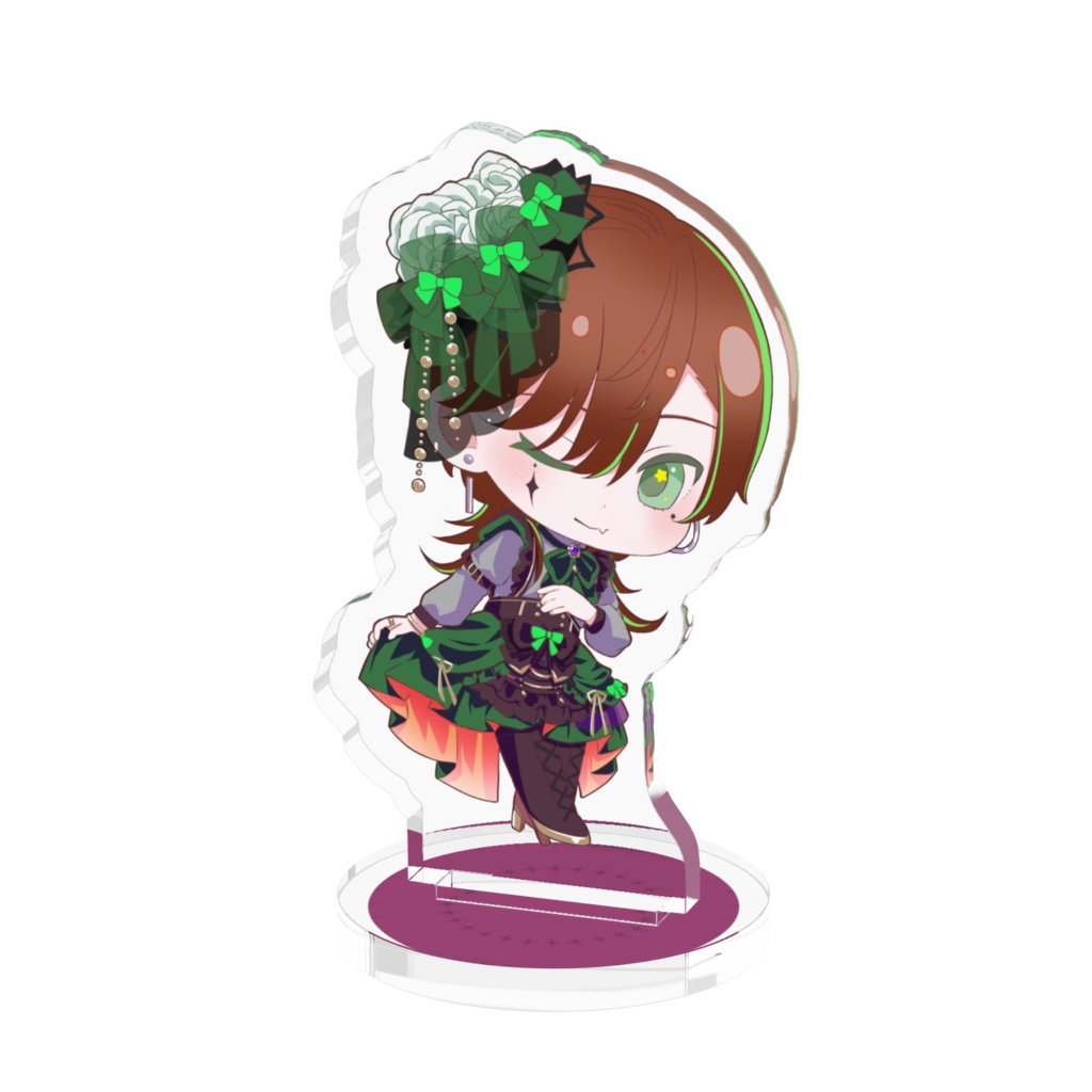 ゴシックドレス衣装SDアクリルフィギュア【百々谷かるち】