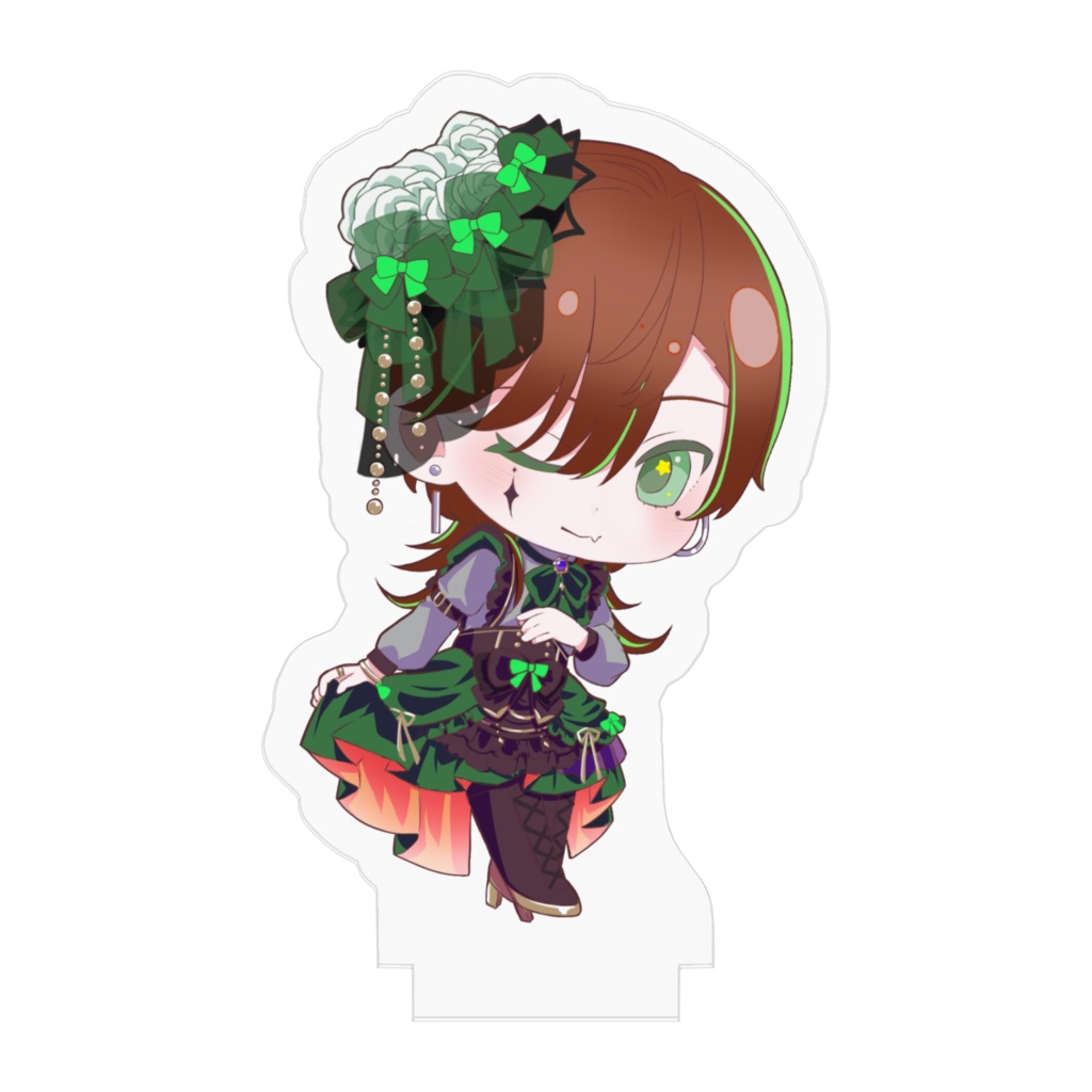 ゴシックドレス衣装SDアクリルフィギュア【百々谷かるち】