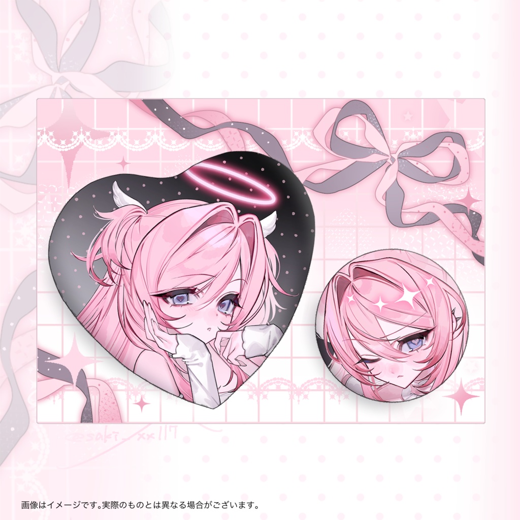 缶バッジセット　（ひめちゃんグッズ ver.1）