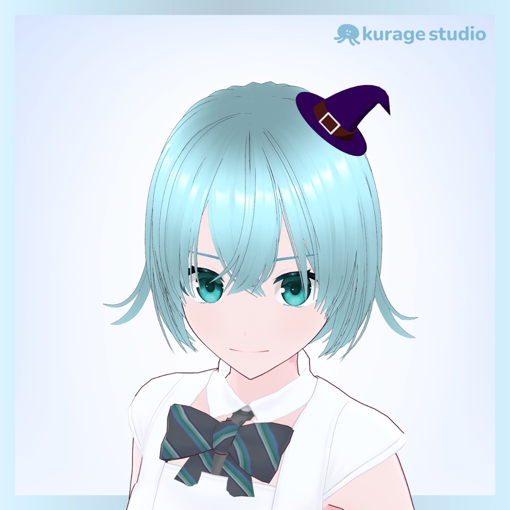 【3D小物】魔女帽子セット【3DVTuber/VRchat向け】