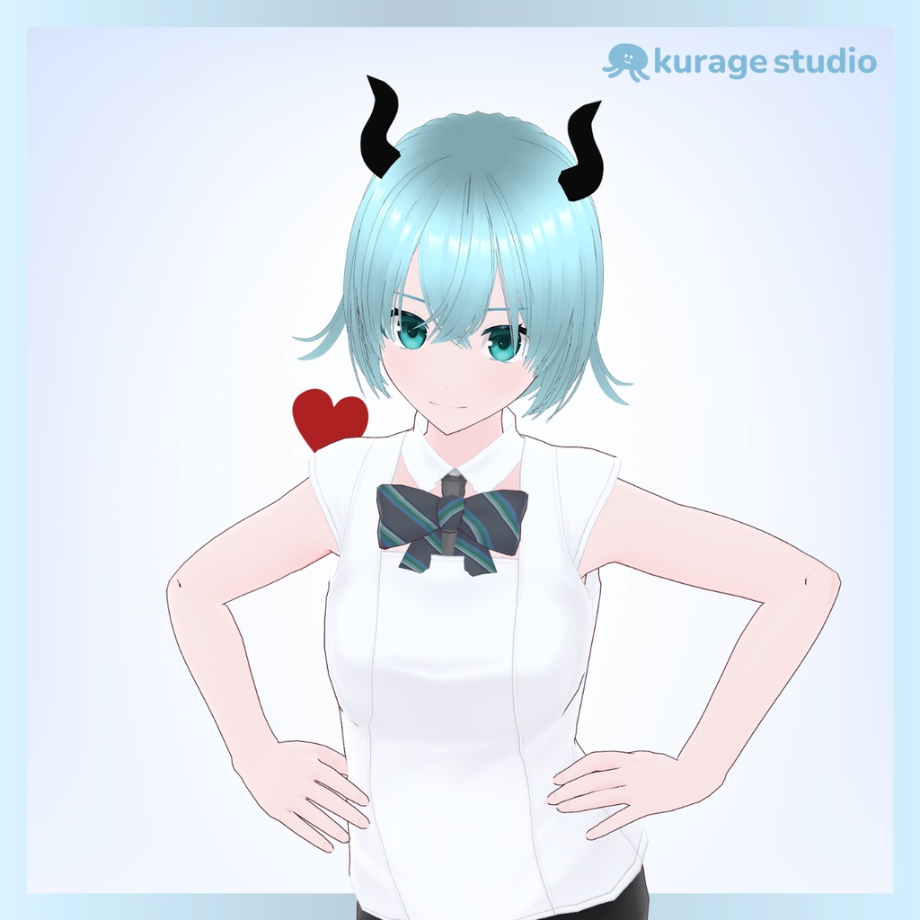 【3D小物】デビルセット【3DVTuber/VRchat向け】