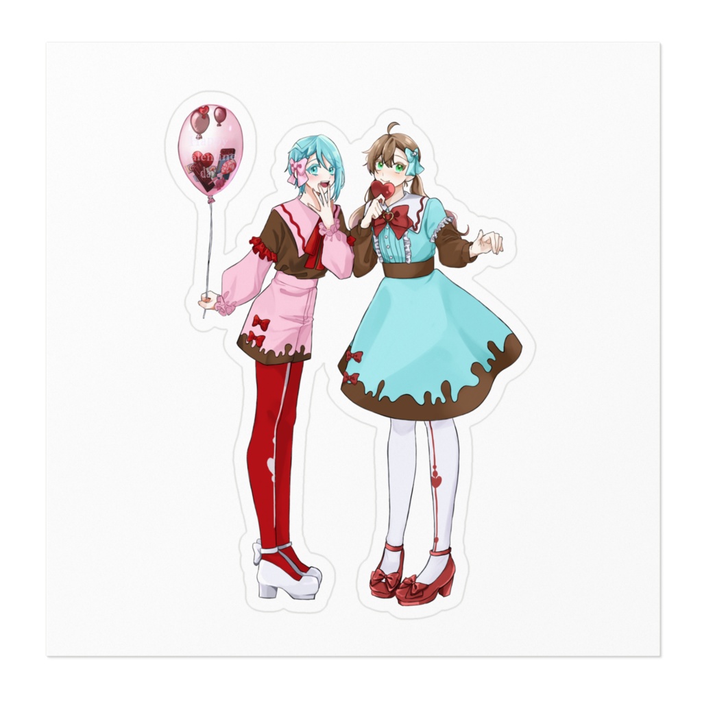 バレンタイングッズ-ステッカー