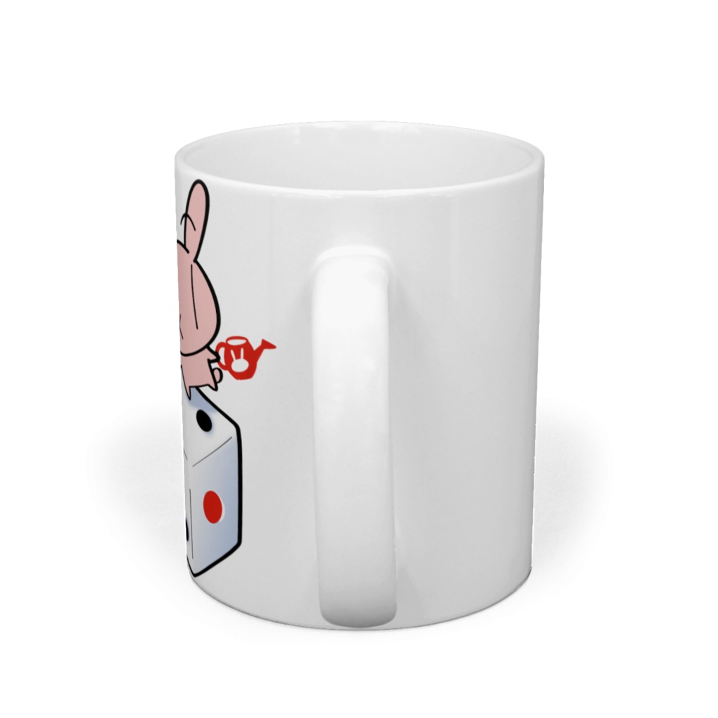 うしゃぎ ダイスの芽マグカップ