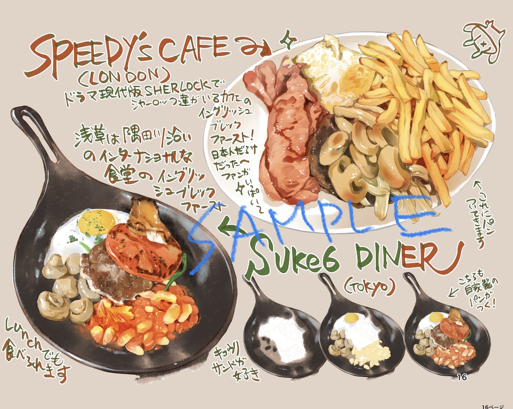 【電子書籍版PDF】読むイラスト集〜おいしい絵の本〜