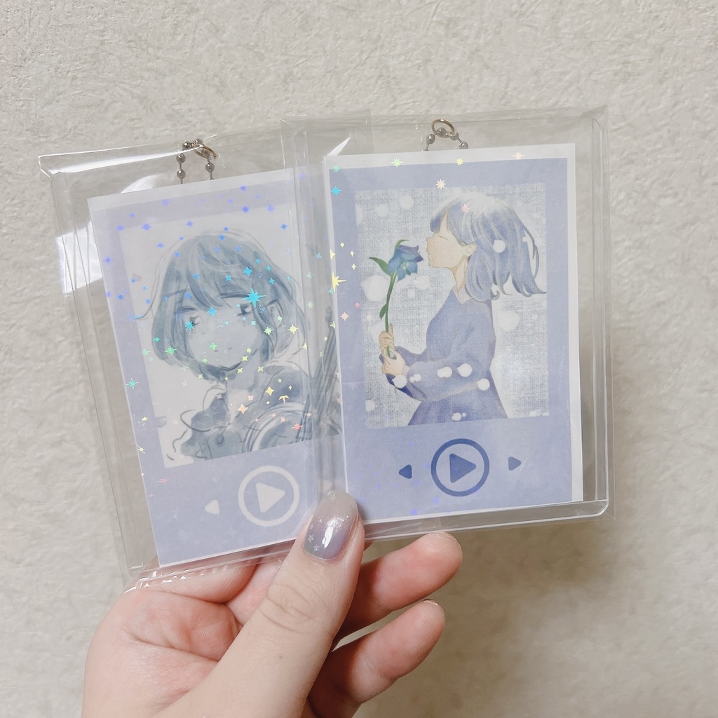 プレイヤー風キーホルダー