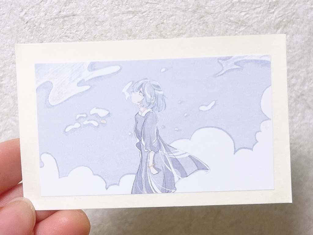 yubne.38°c ×よぞら 大判ステッカー