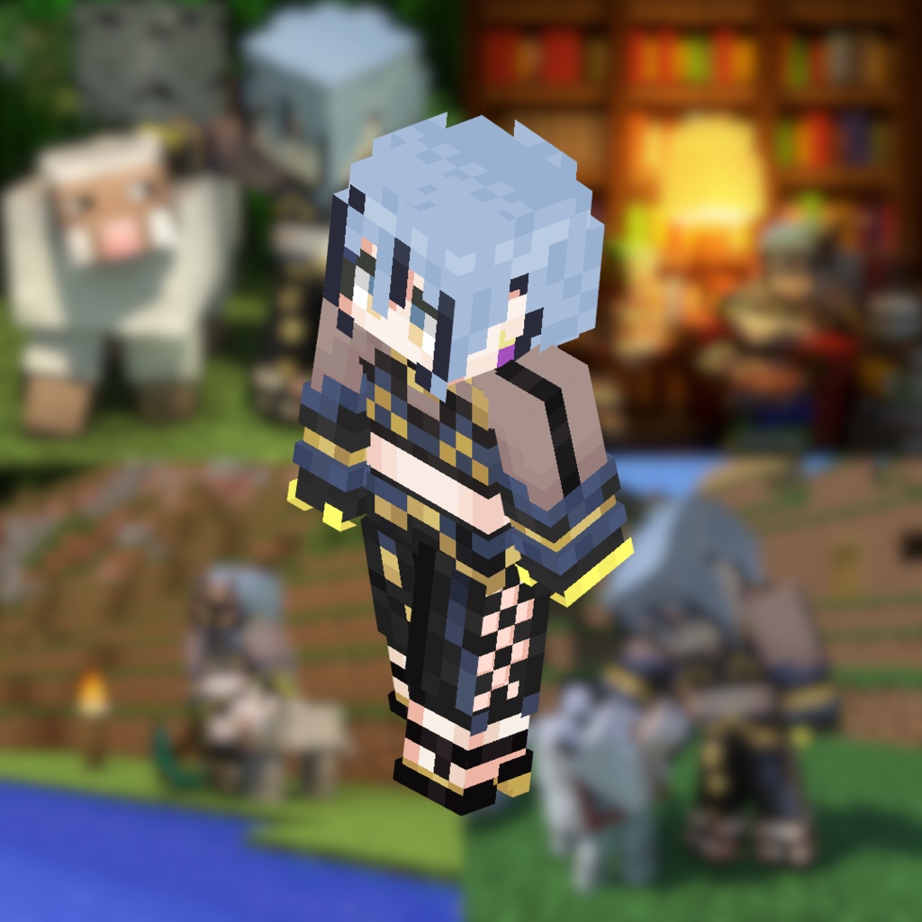 【非公式】Minecraftスキン／バーチャルYouTuber【リクム】