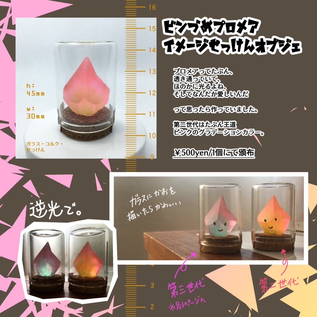 ビンづめプロメアせっけんオブジェ(第二世代)