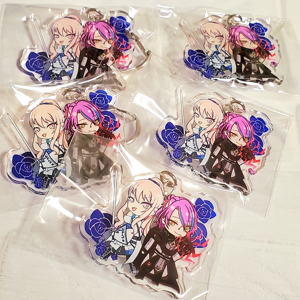 【屋上組】WD衣装アクキー