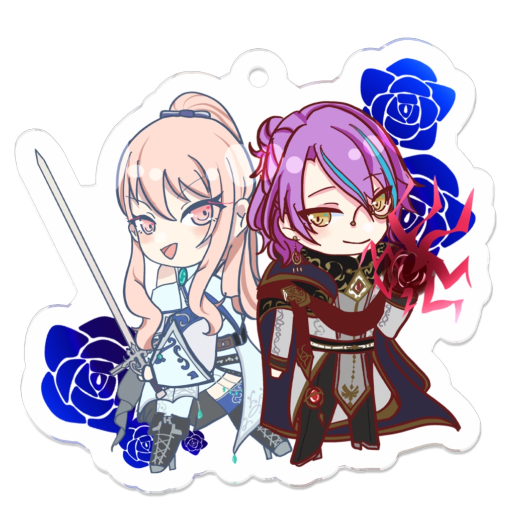 【屋上組】WD衣装アクキー