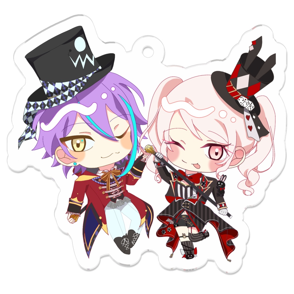 【屋上組】ショー衣装アクキー