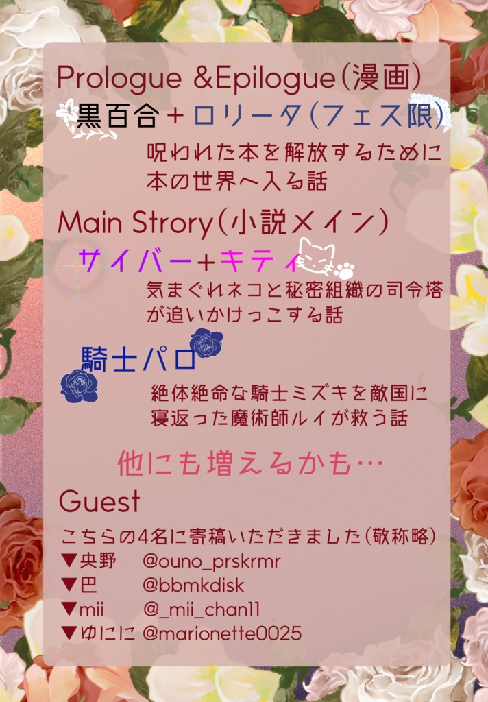 【屋上組パロディ本】absorber omnibus livre