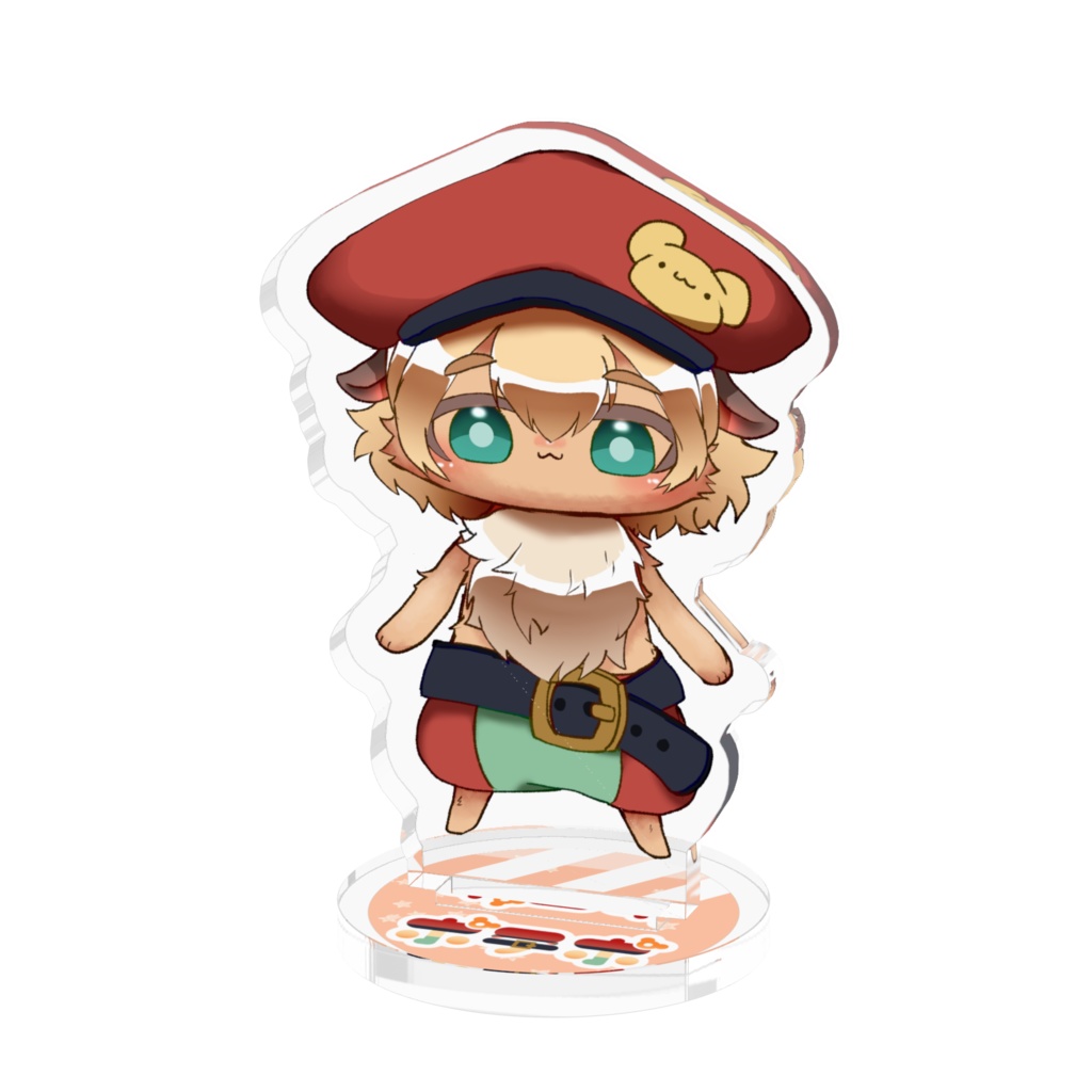 ポテポの立ち絵アクリルフィギュア
