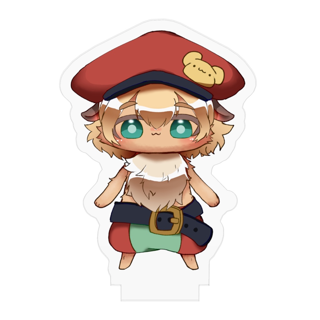 ポテポの立ち絵アクリルフィギュア