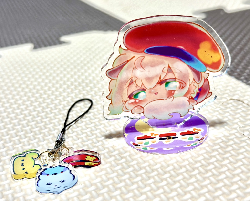 祝!ポテポ2周年記念&2歳おめでとぉ!うとうとアクリルスタンド&メンバーシップミニキーホルダー