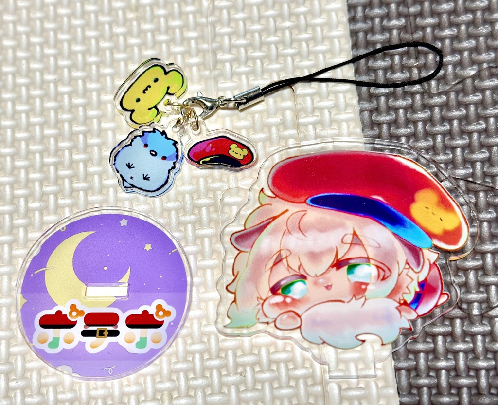 祝!ポテポ2周年記念&2歳おめでとぉ!うとうとアクリルスタンド&メンバーシップミニキーホルダー