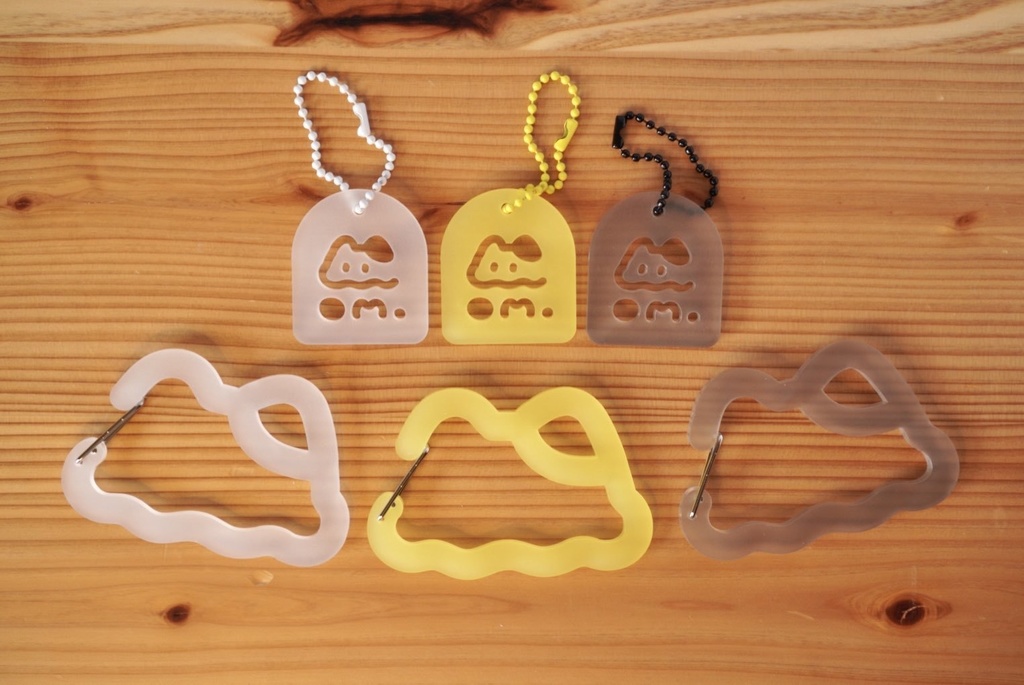 アクリルカラビナ&タグキーセット