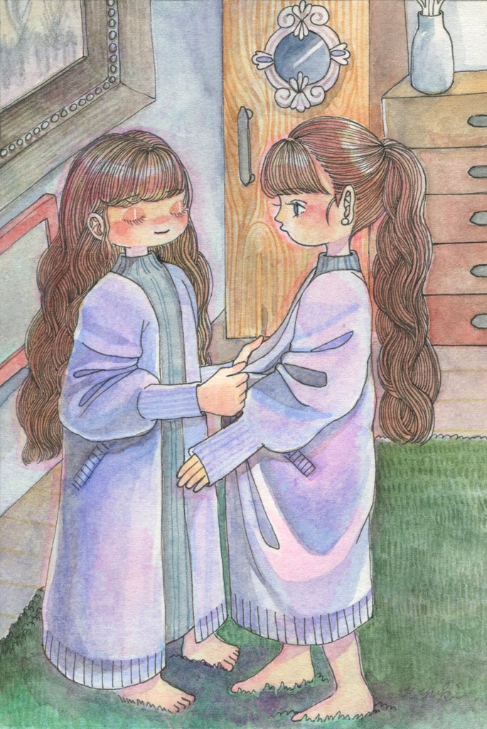 ハガキサイズ原画*フレームレス