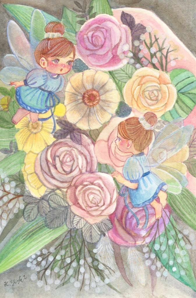 ハガキサイズ原画*フレームレス