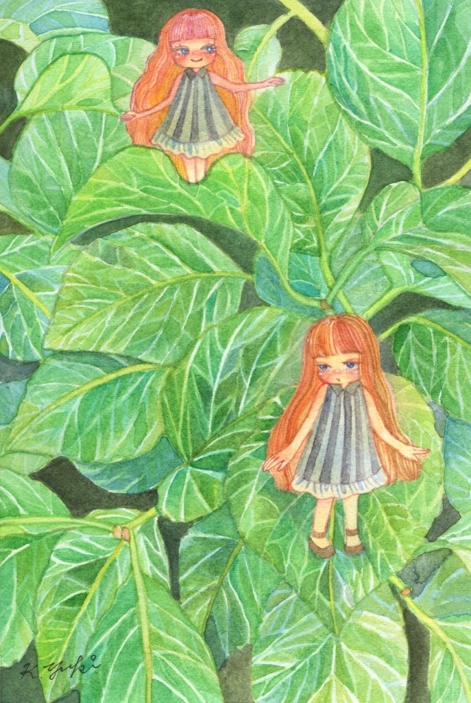 ハガキサイズ原画*フレームレス