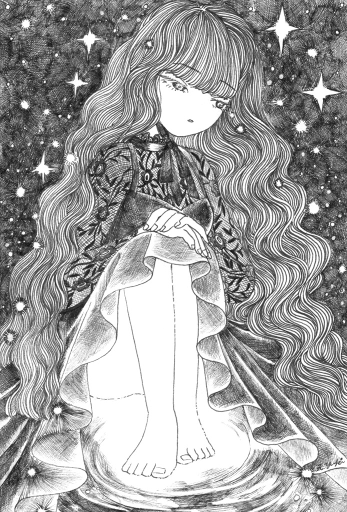 ハガキサイズ原画*フレームレス