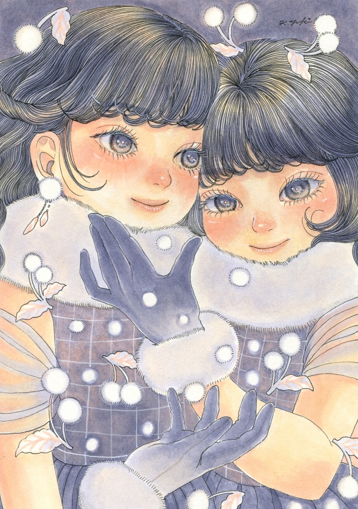 雪の花が降りおちて