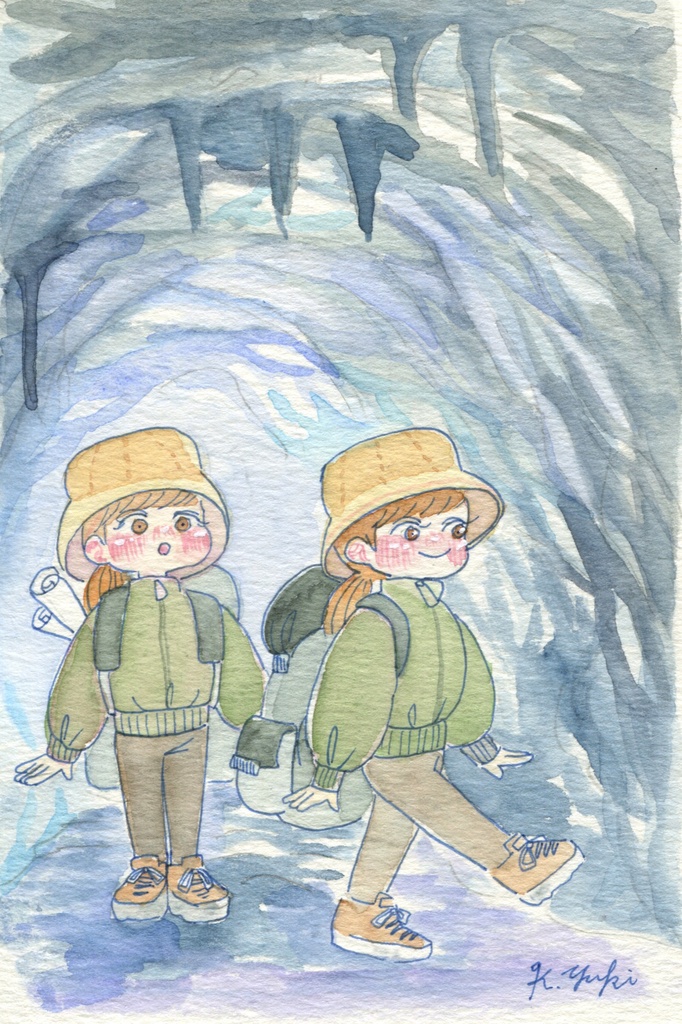 水彩月間2025 ハガキサイズ原画