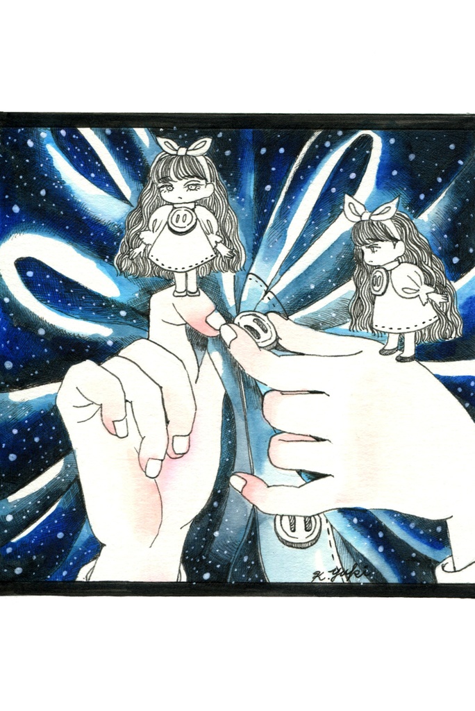 2025インクトーバー*フレームレス原画