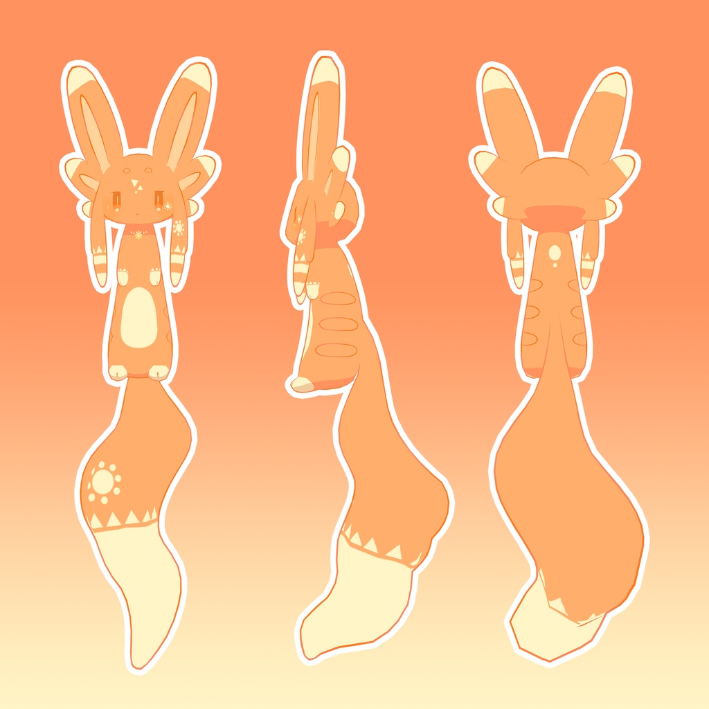 【無料】【ムルル専用】太陽/星モチーフテクスチャ