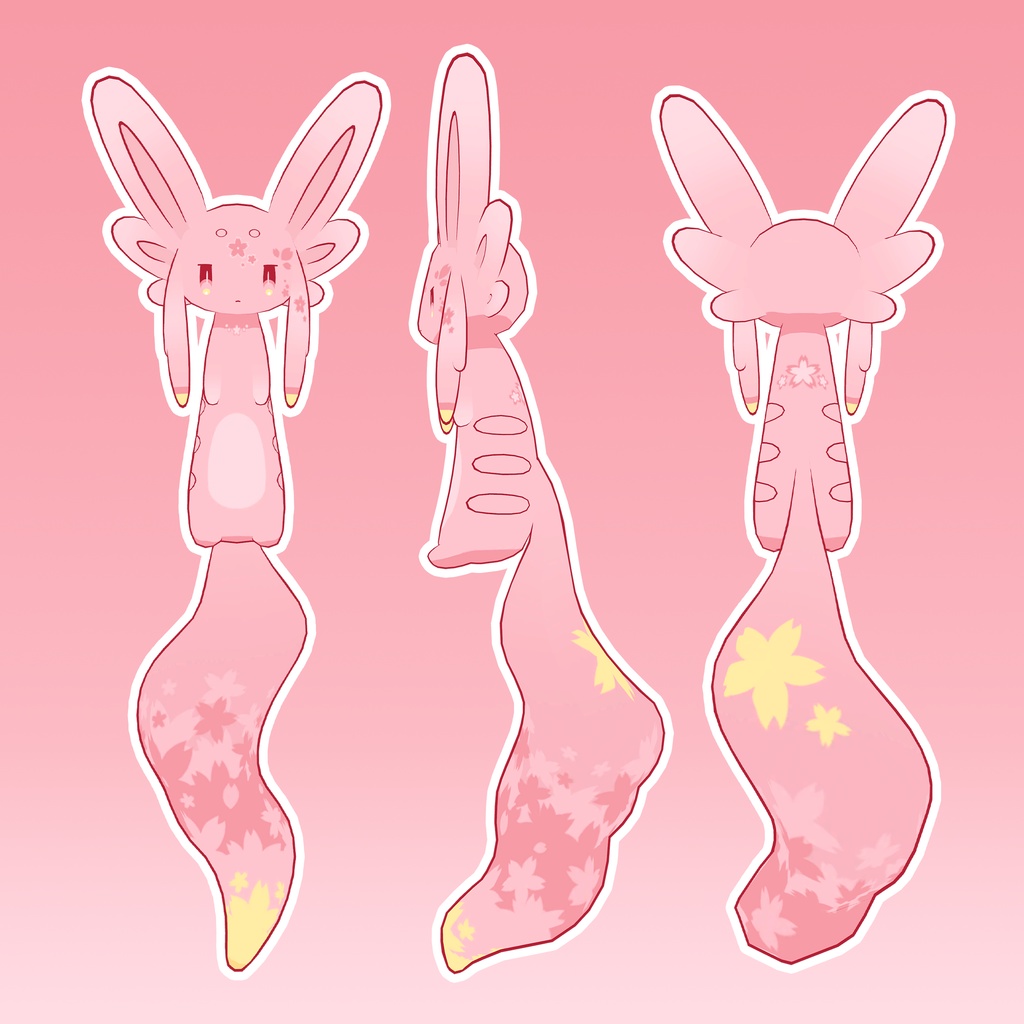 【ムルル専用】クローバー/桜モチーフテクスチャ