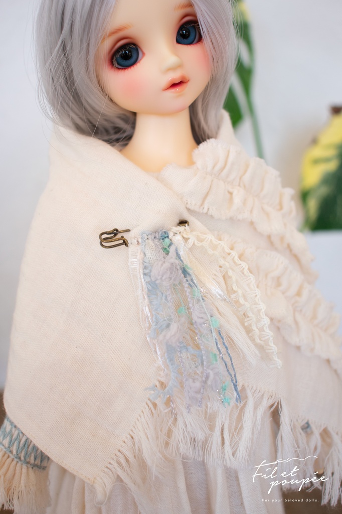 1/4ドール 🧵Hand smocking relax dress set