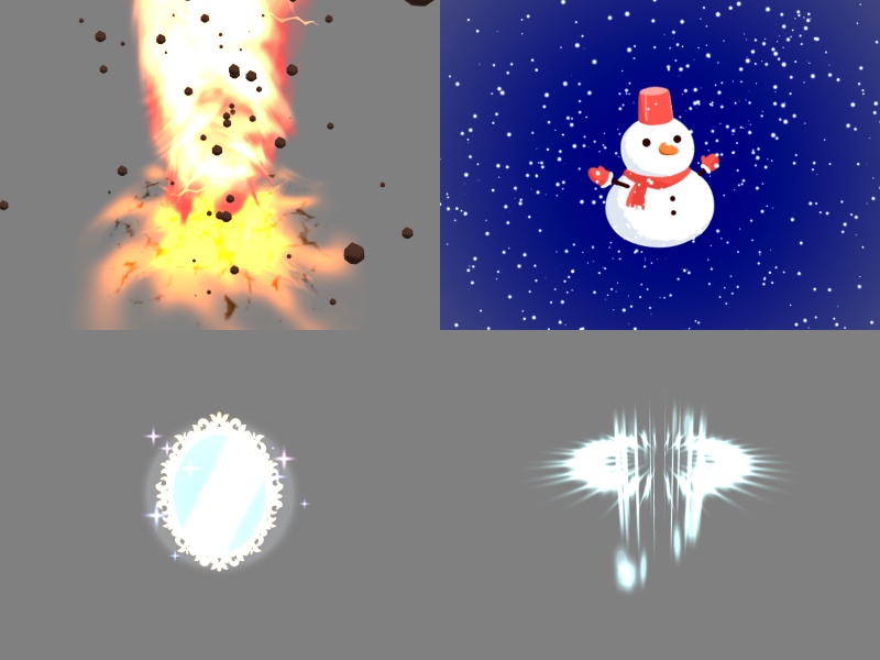 アニメーションエフェクト素材集 Buff&Status_MinMax