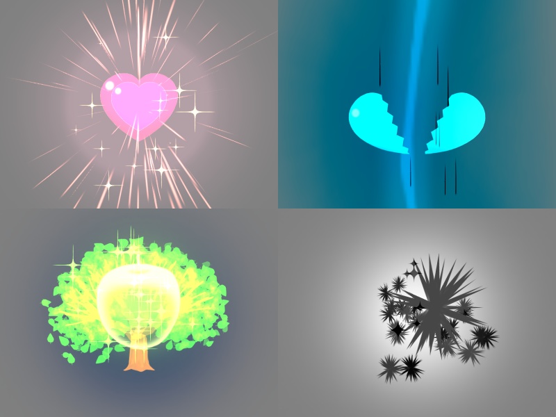 アニメーションエフェクト素材集 Buff&Status_MinMax