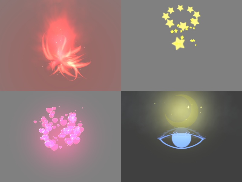 アニメーションエフェクト素材集 Buff&Status_MinMax