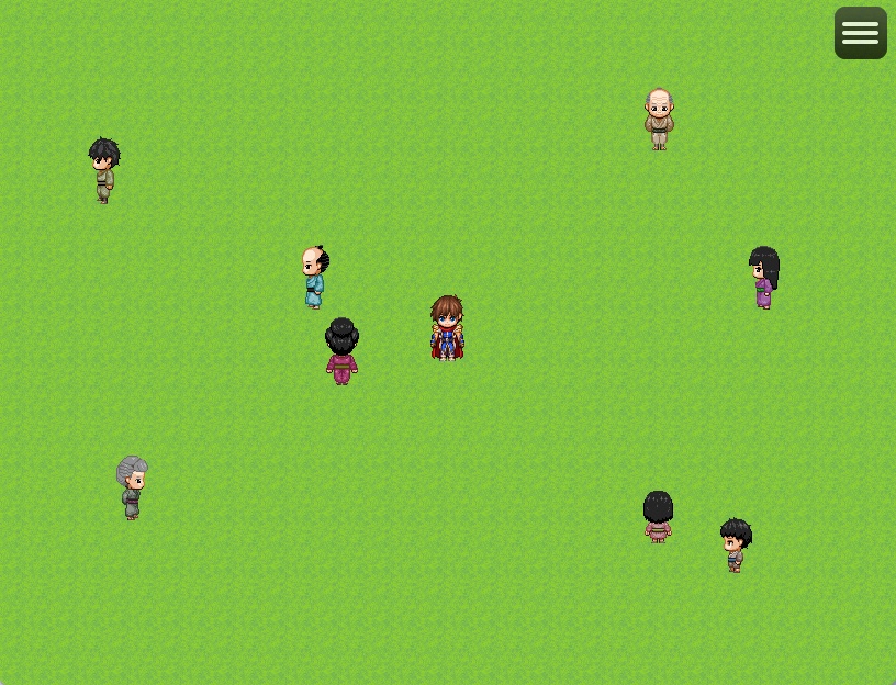 和風三頭身歩行グラフィックEX