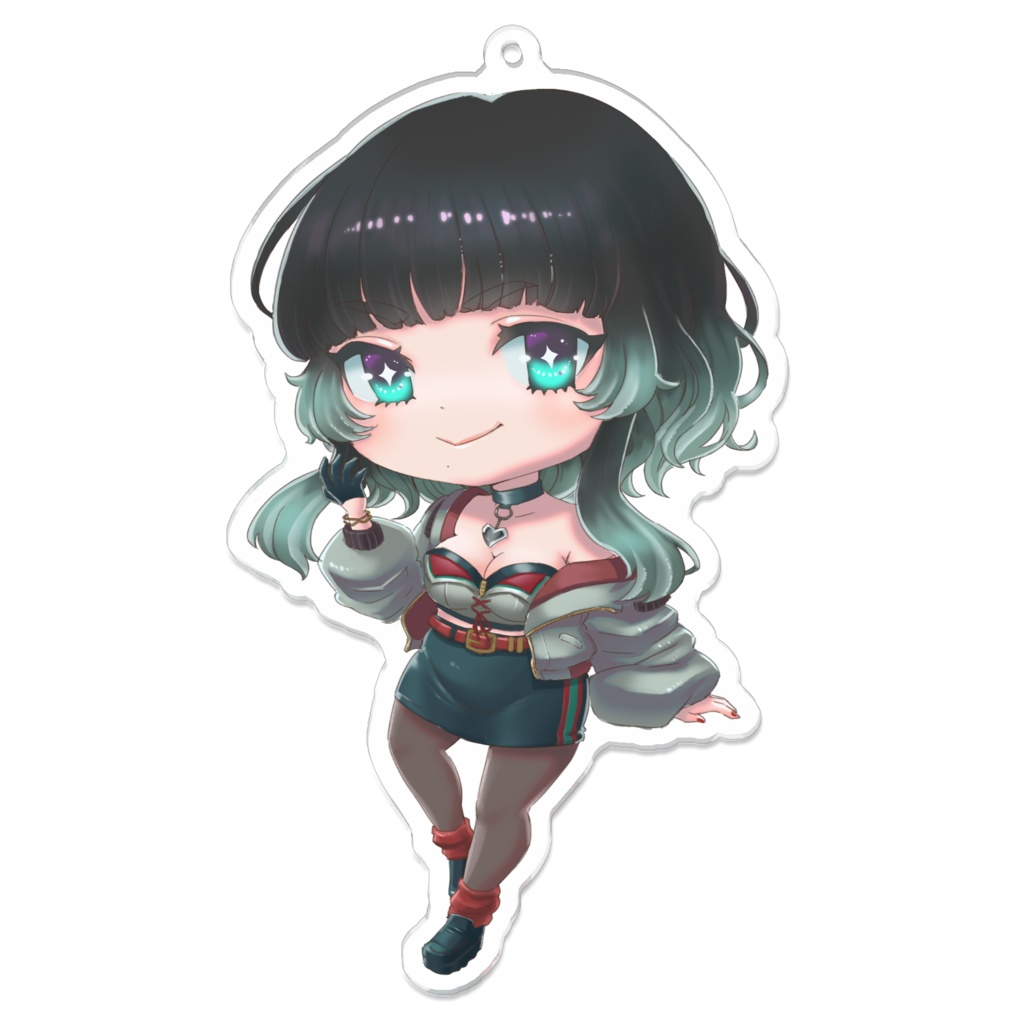 人生つみこ（Ver.01）イラストアクリルキーホルダー