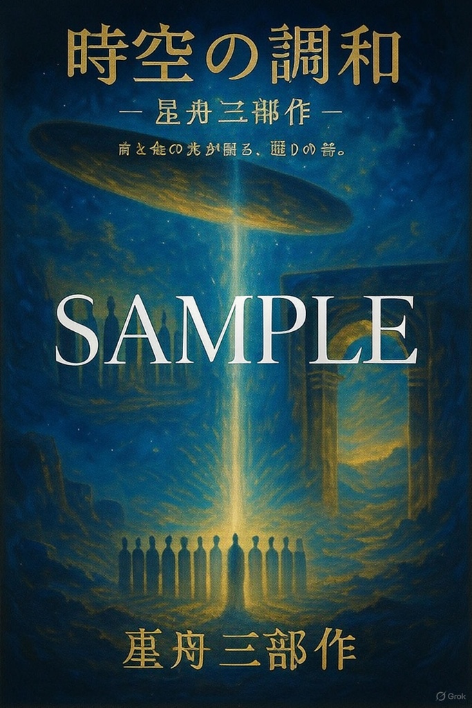 『時空の調和 ― 星舟三部作 ―』〜青と金の光が語る、還りの詩〜