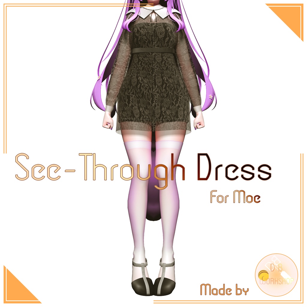 "See-Through Dress" Moe