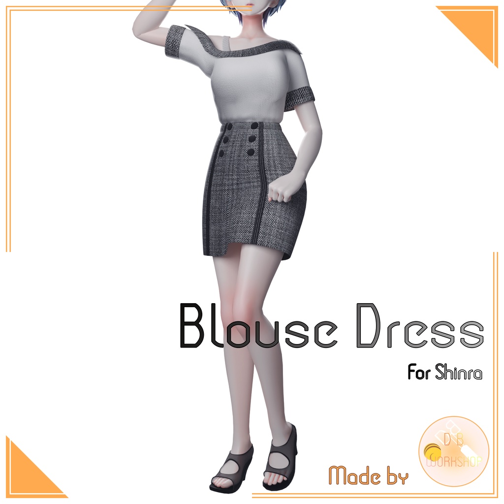 『Blouse Dress』Shinra