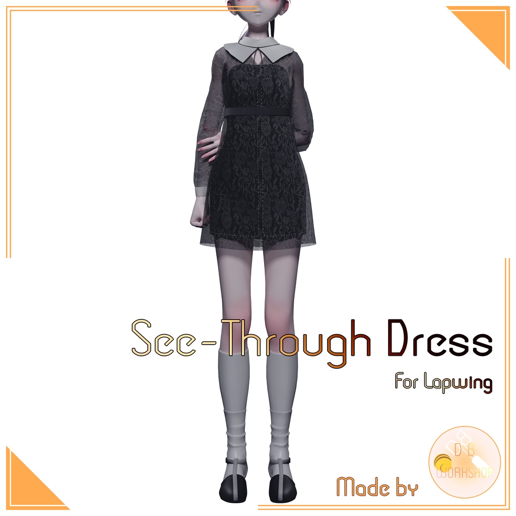 『See-Through Dress』 Lapwing