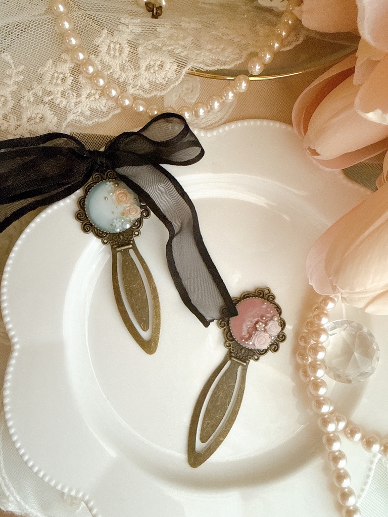 antique＊Bookmarker《Blue》
