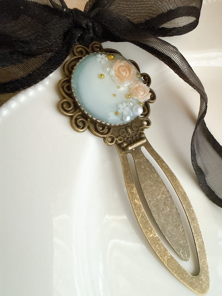 antique*Bookmarker《Blue》